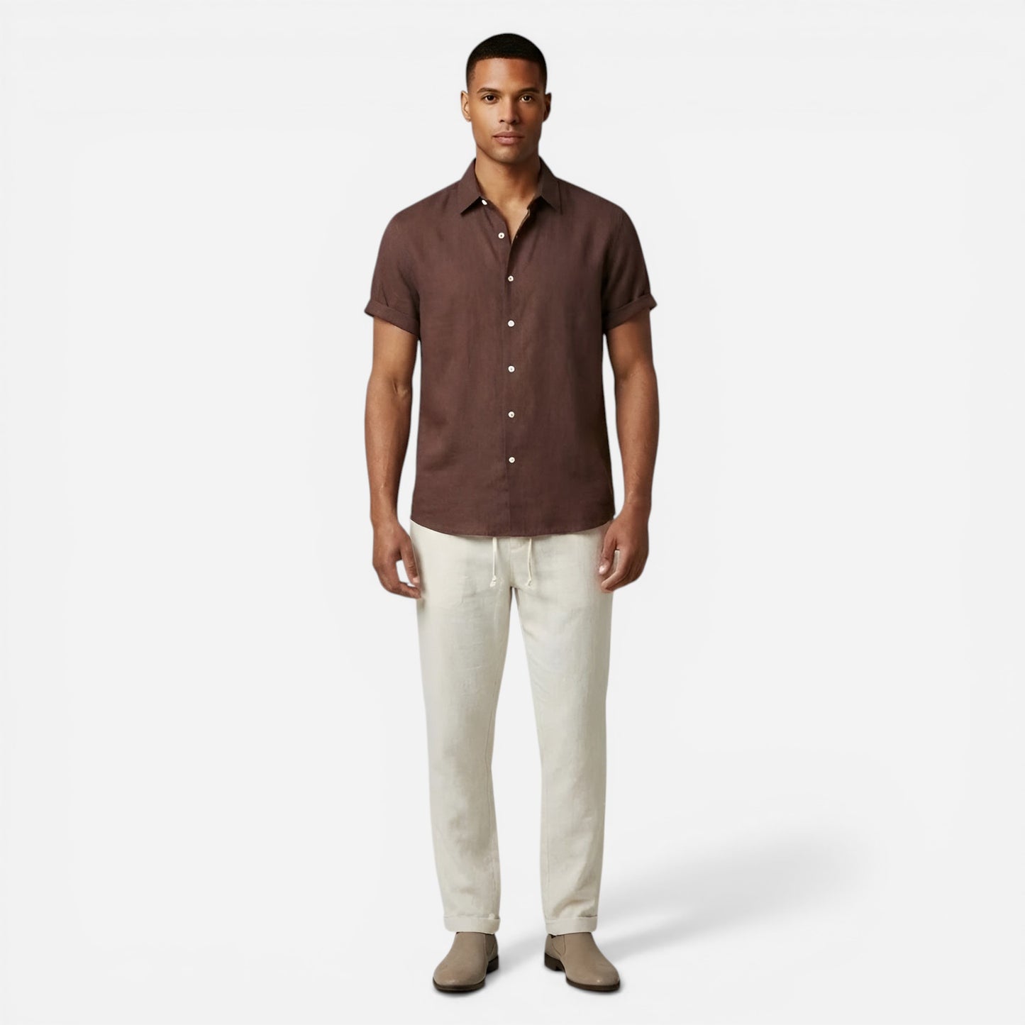 Ensemble d'été Jannik | Chemise et Pantalon Élégants pour Homme