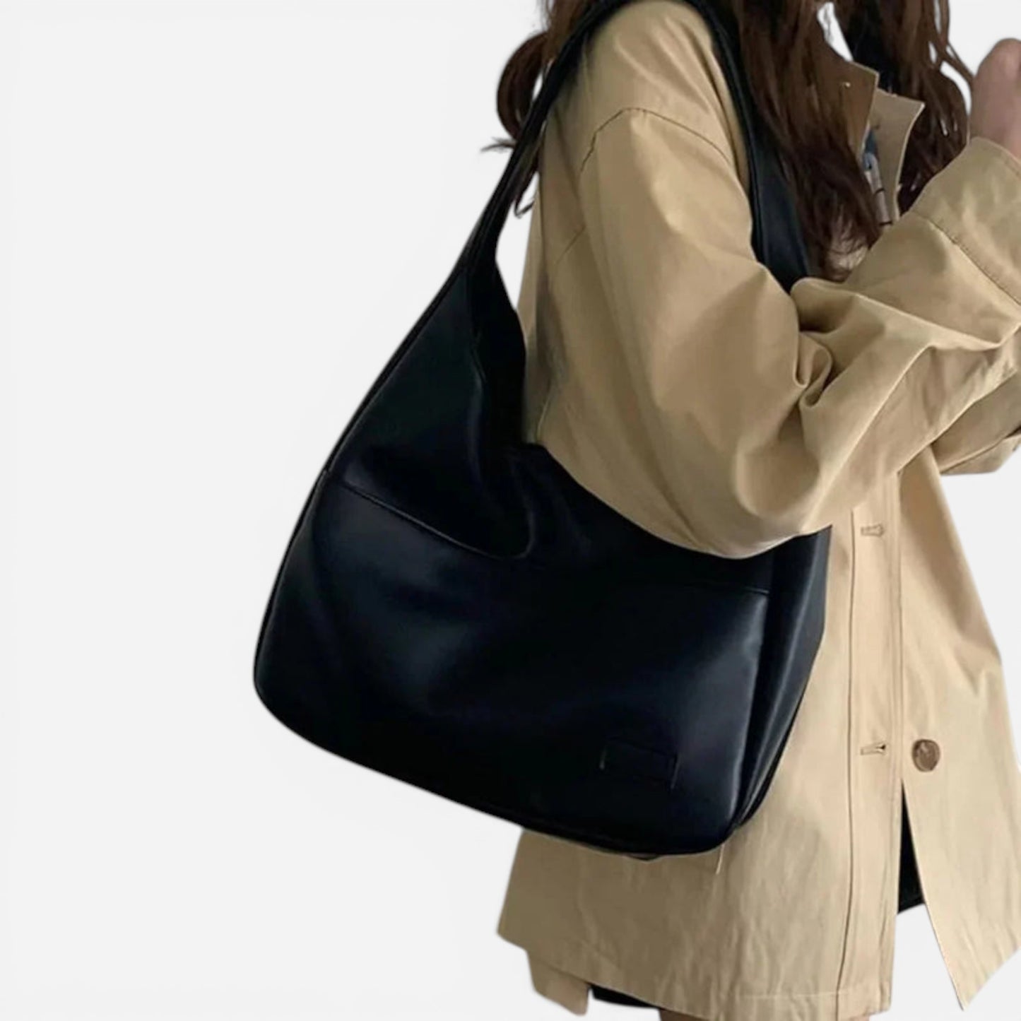 Sac à bandoulière en cuir synthétique pour femme - Élégant et spacieux