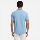 Chemise en coton pour homme à manches courtes, col et poche poitrine - Slim Fit