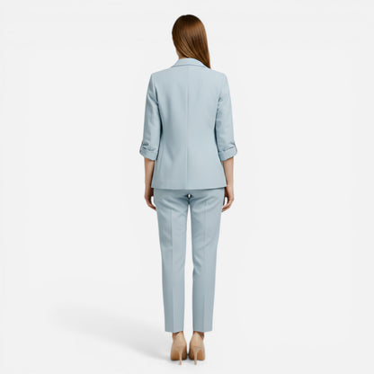 Ensemble Élégant Femme : Blazer et Pantalon Tailleur Chic