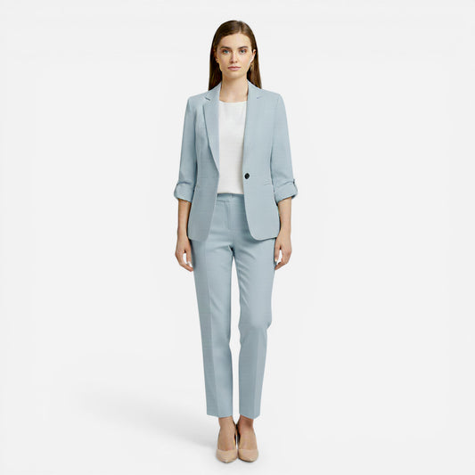 Ensemble Élégant Femme : Blazer et Pantalon Tailleur Chic