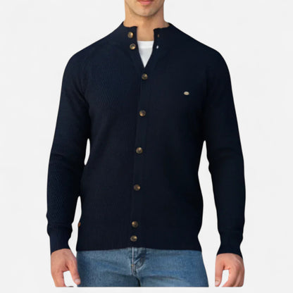 Cardigan en Cachemire pour Homme - 100% Laine Pure, Élégance et Confort