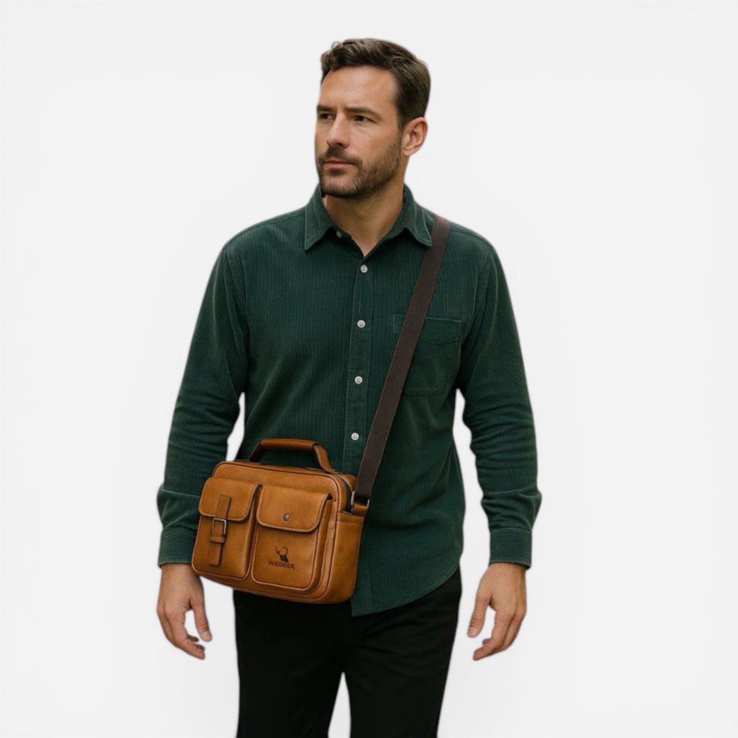 Sac à Bandoulière Carré Rétro Élégant et Pratique
