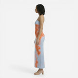 Robe maxi sans manches imprimée pour femme - Parfaite pour la plage