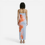 Robe maxi sans manches imprimée pour femme - Parfaite pour la plage
