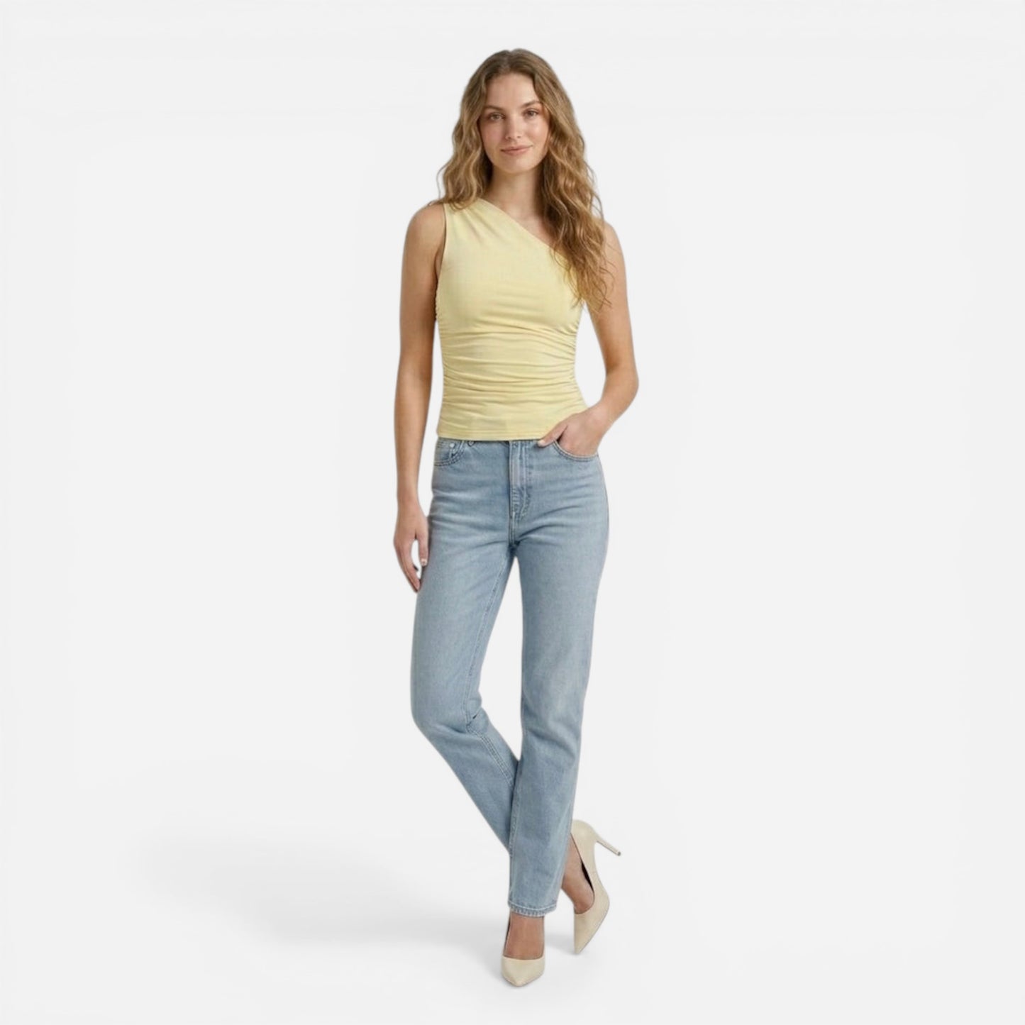 Débardeur Femme Slim Fit – T-shirt sans manches d'été basique