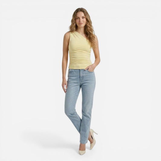 Débardeur Femme Slim Fit – T-shirt sans manches d'été basique