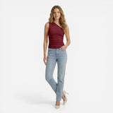 Débardeur Femme Slim Fit – T-shirt sans manches d'été basique