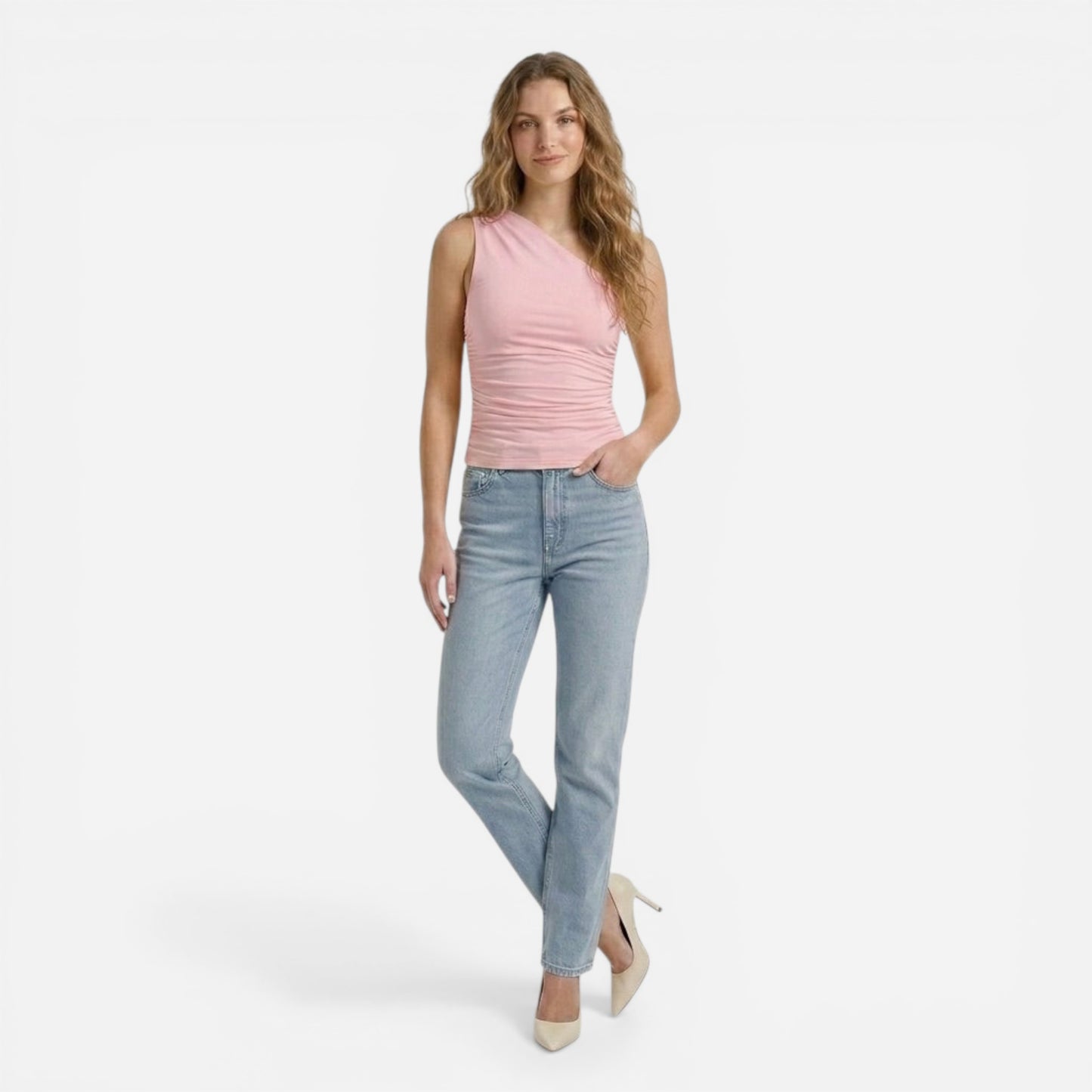 Débardeur Femme Slim Fit – T-shirt sans manches d'été basique