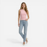 Débardeur Femme Slim Fit – T-shirt sans manches d'été basique