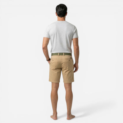 Shorts en coton pour homme - Chino décontractés d'été avec poches