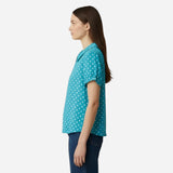 Blouse à Pois Femme à Manches Courtes - Élégante et Décontractée