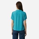 Blouse à Pois Femme à Manches Courtes - Élégante et Décontractée
