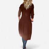 Inès - Robe Maxi Vintage Élégante et Confortable pour Femme