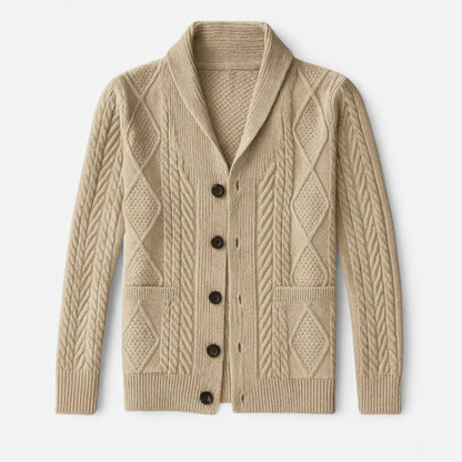Cardigan en Cachemire pour Homme - 100% Pur, Élégance et Confort