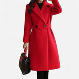 Manteau en Laine Mélangée Classique - Élégance et Confort Hiver