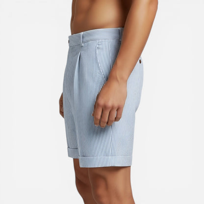Chemise en lin à manches longues pour homme - Élégante et respirante, coupe slim fit pour l'été