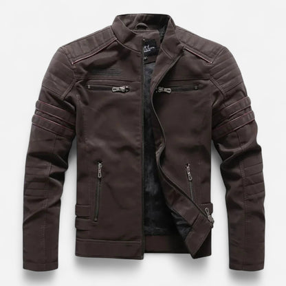 Veste en Cuir pour Homme - Style Torino, Élégance et Durabilité