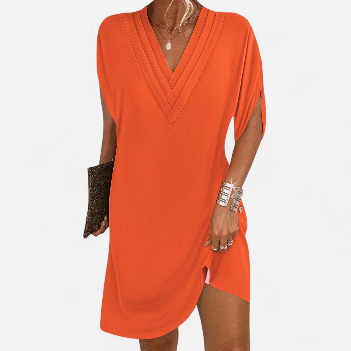 Saraya - Robe Élégante Flatteuse pour Toutes Occasions