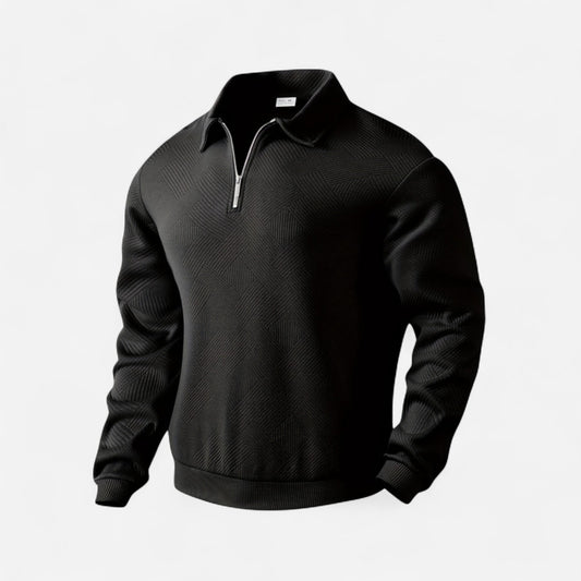 Victor - Pull à col zippé premium pour un style élégant et confortable