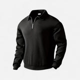Victor - Pull à col zippé premium pour un style élégant et confortable