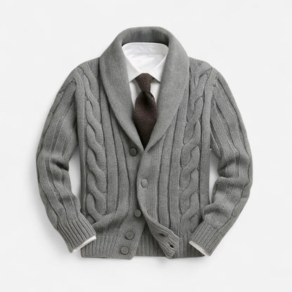 Cardigan en Tricot pour Hommes - Élégance Confortable et Chic