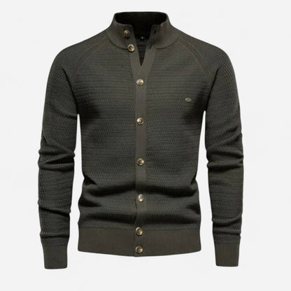 Cardigan en Cachemire pour Homme - 100% Laine Pure, Élégance et Confort