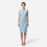 Robe Midi Élégante Sans Manches pour Femme - Coupe Slim Raffinée