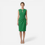 Robe Midi Élégante Sans Manches pour Femme - Coupe Slim Raffinée