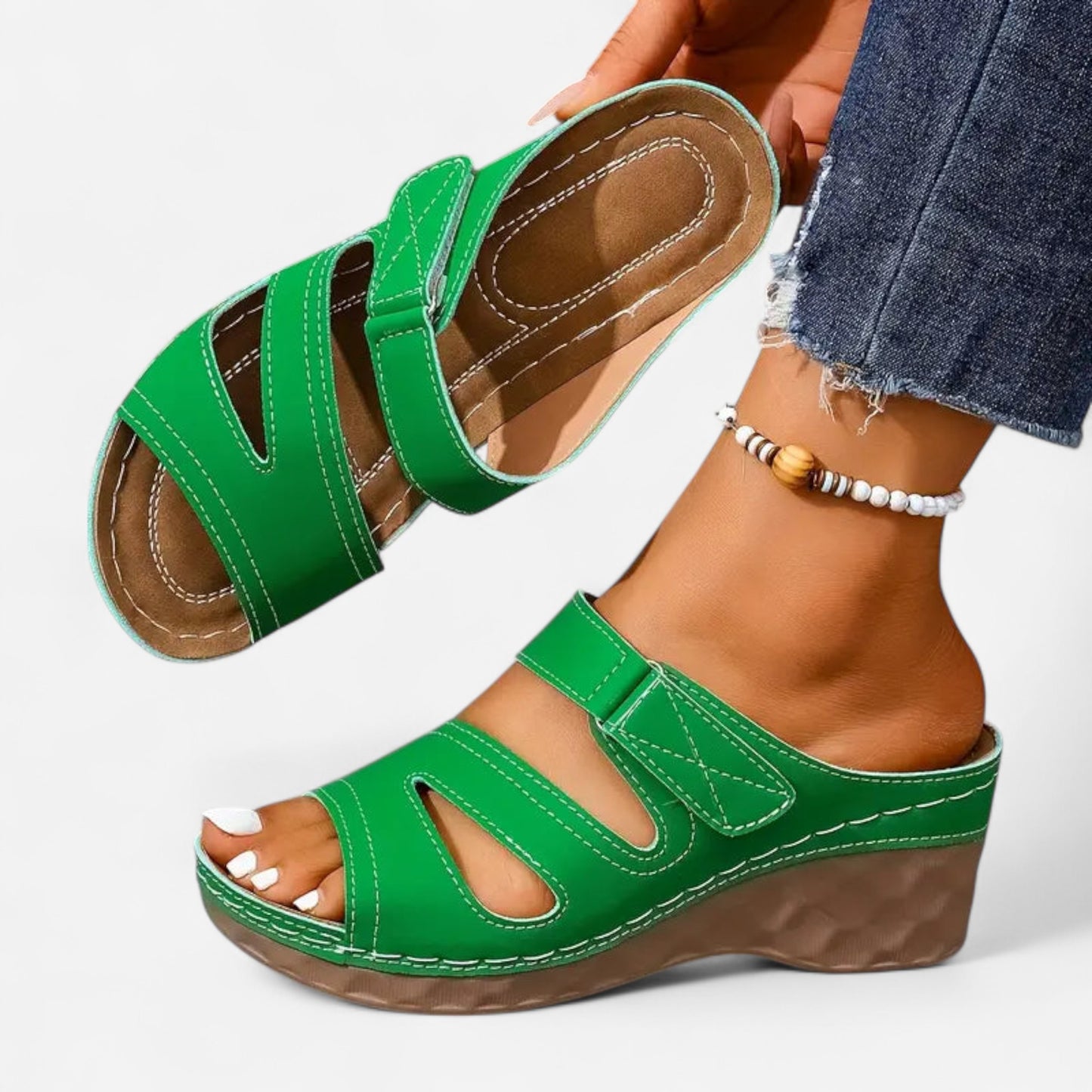 Serilda - Sandale Élégante à Talon avec Bride Ajustable et Confort Optimal