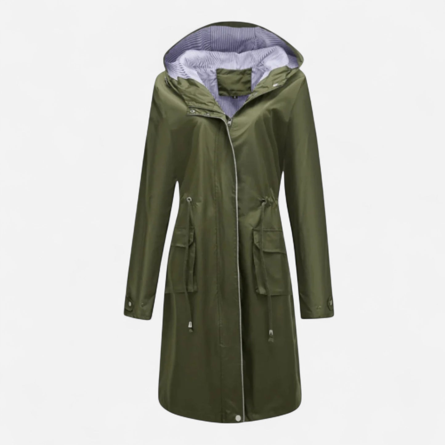 Veste de Pluie Imperméable - Légère, Résistante au Vent, Ajustable