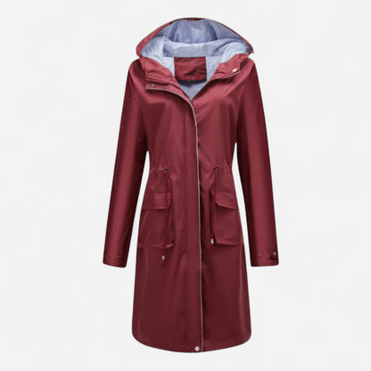 Veste de Pluie Imperméable - Légère, Résistante au Vent, Ajustable