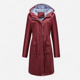 Veste de Pluie Imperméable - Légère, Résistante au Vent, Ajustable