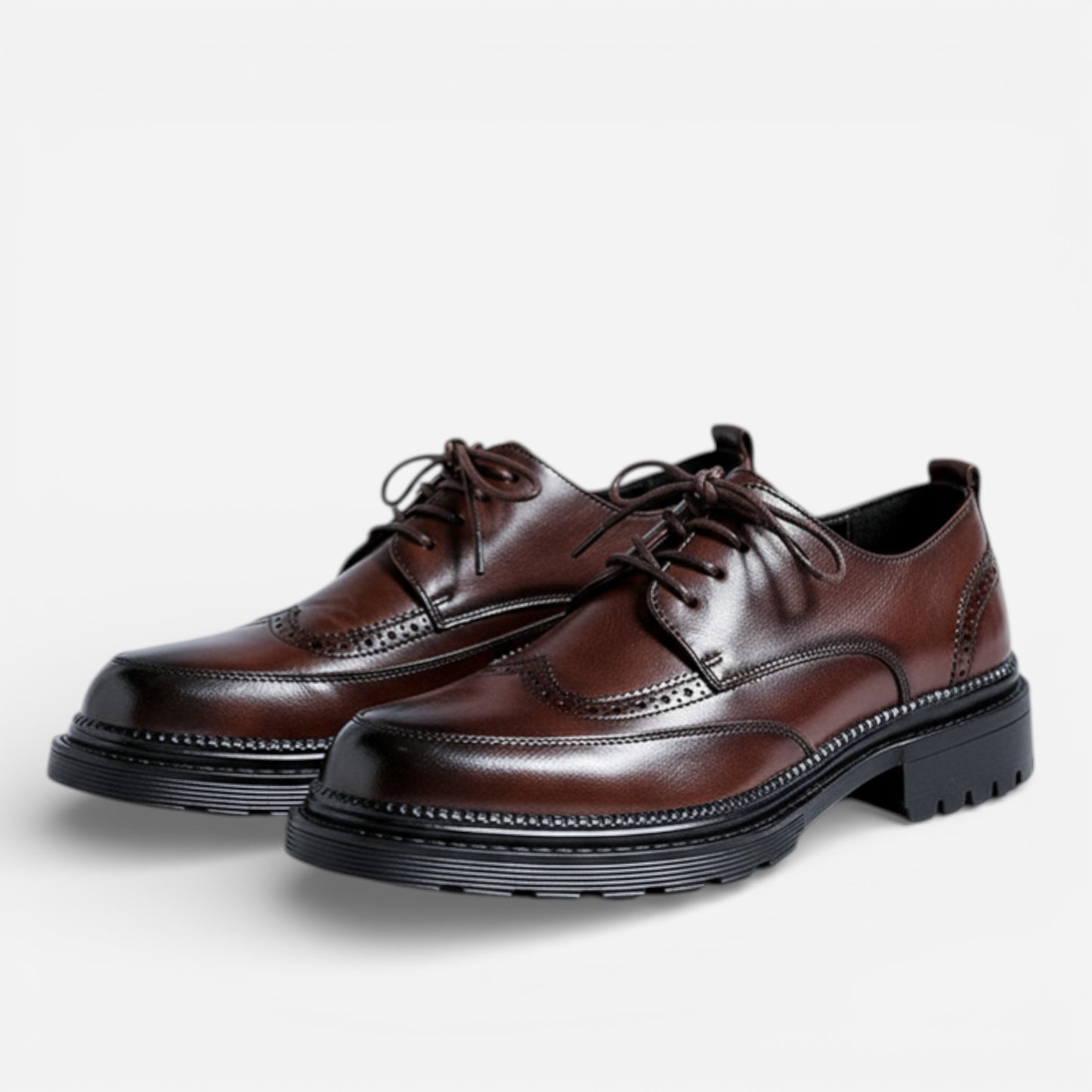 Calhan Leather Derby - Élégance et Confort en Cuir Authentique