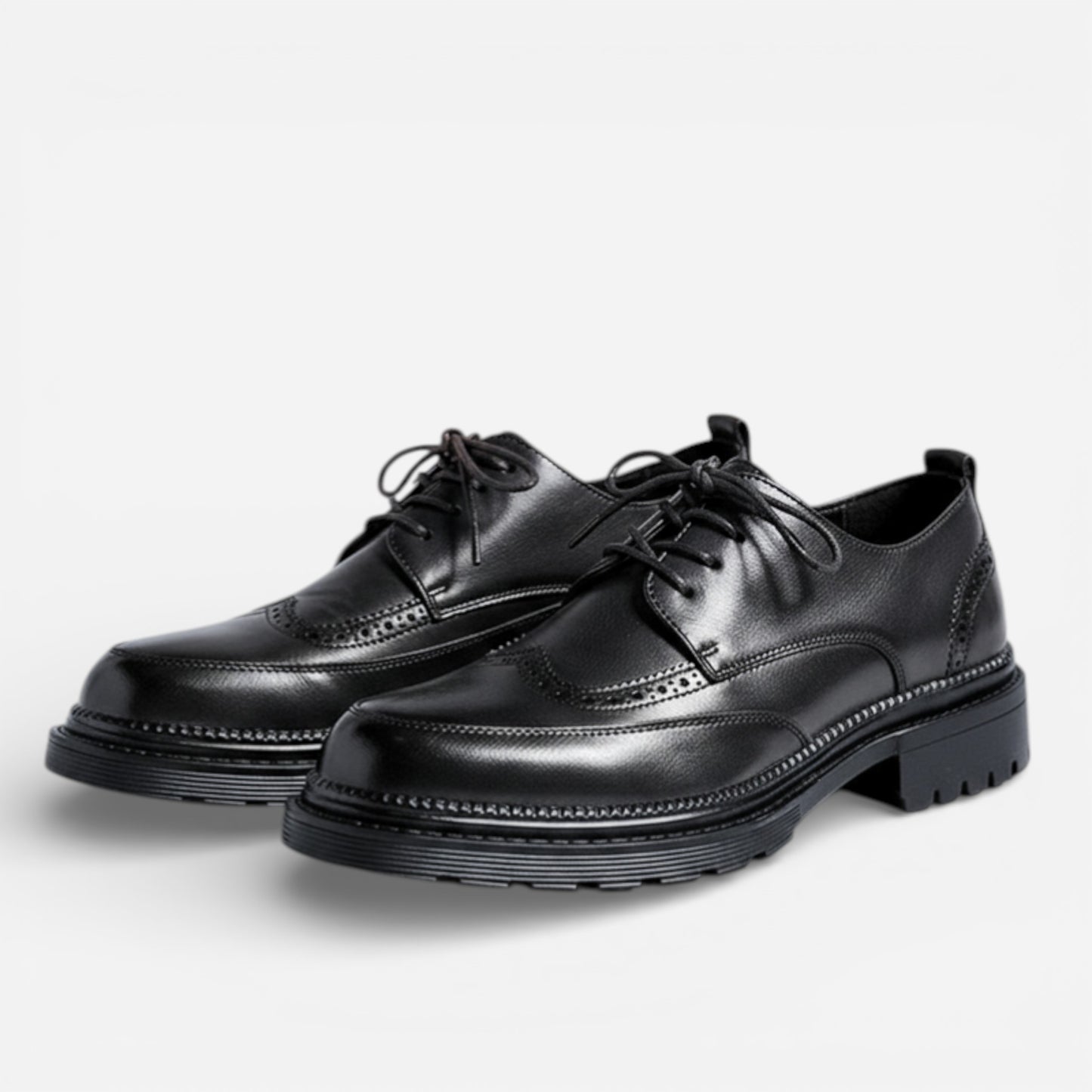 Calhan Leather Derby - Élégance et Confort en Cuir Authentique