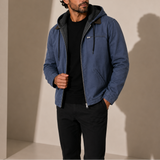 Veste à Capuche pour Homme - Veste d'Hiver en Fleece Zippée
