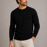 Pull Fin en Maille pour Homme - Col Rond Élégant et Confortable