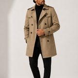 Manteau Trench Homme - Style Smart Casual Double Boutonnage