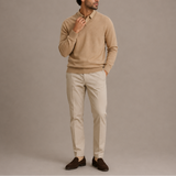 Pull en V pour homme – Tricot classique à manches longues