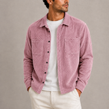 Veste en velours côtelé pour homme – Chemise à manches longues