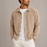 Veste en velours côtelé pour homme – Chemise à manches longues