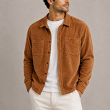 Veste en velours côtelé pour homme – Chemise à manches longues
