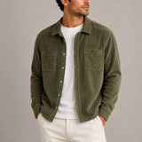 Veste en velours côtelé pour homme – Chemise à manches longues