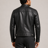 Veste en Cuir Vintage pour Homme – Élégance Intemporelle & Confort Premium
