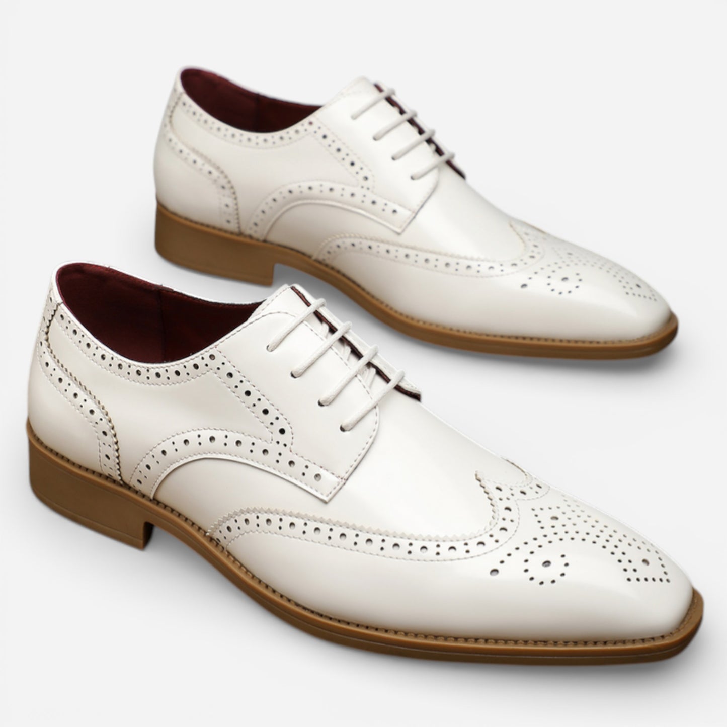 Cambridge - Chaussures de ville en cuir brogue élégantes
