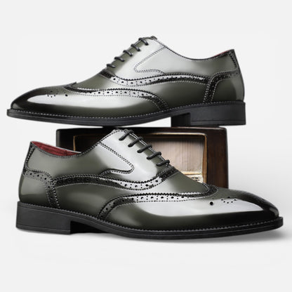 Cambridge - Chaussures de ville en cuir brogue élégantes