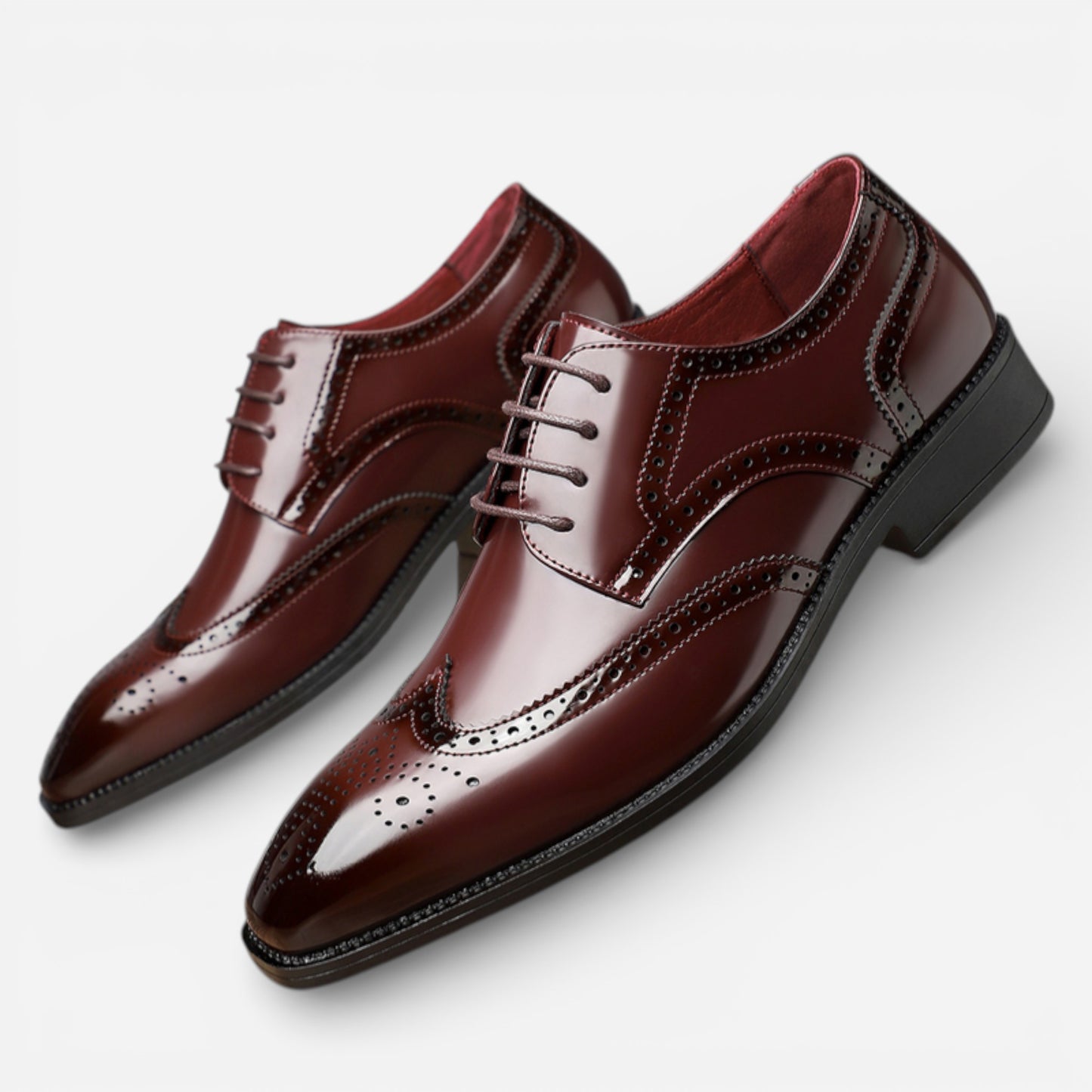 Cambridge - Chaussures de ville en cuir brogue élégantes
