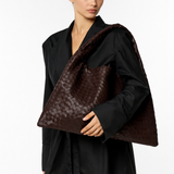 Tote en Cuir Vegan Tissé de Luxe – Sac Élégant Quotidien