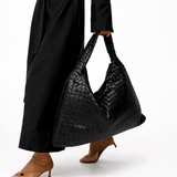 Tote en Cuir Vegan Tissé de Luxe – Sac Élégant Quotidien