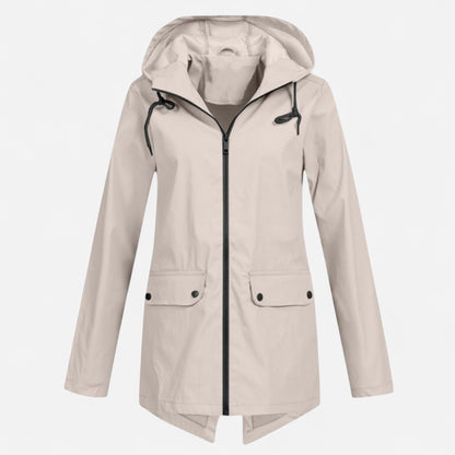 Veste de Pluie Femme Imperméable - Légère et Ajustable, Indispensable pour l'Extérieur